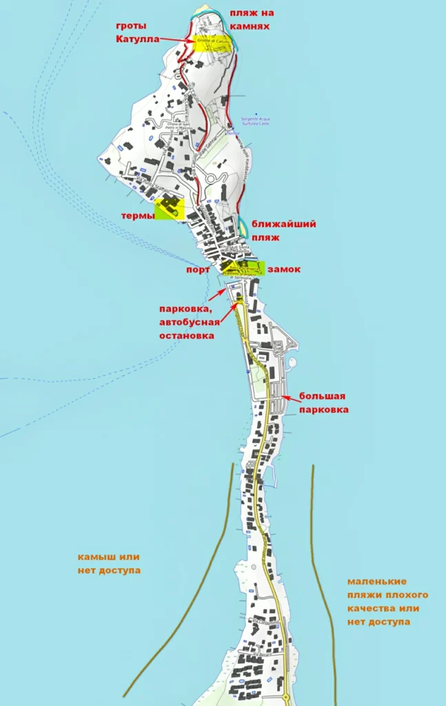 озеро Гарда Сирмионе карта